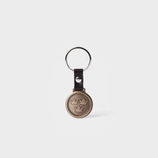 NYCKELRING TRE KRONOR BRONS