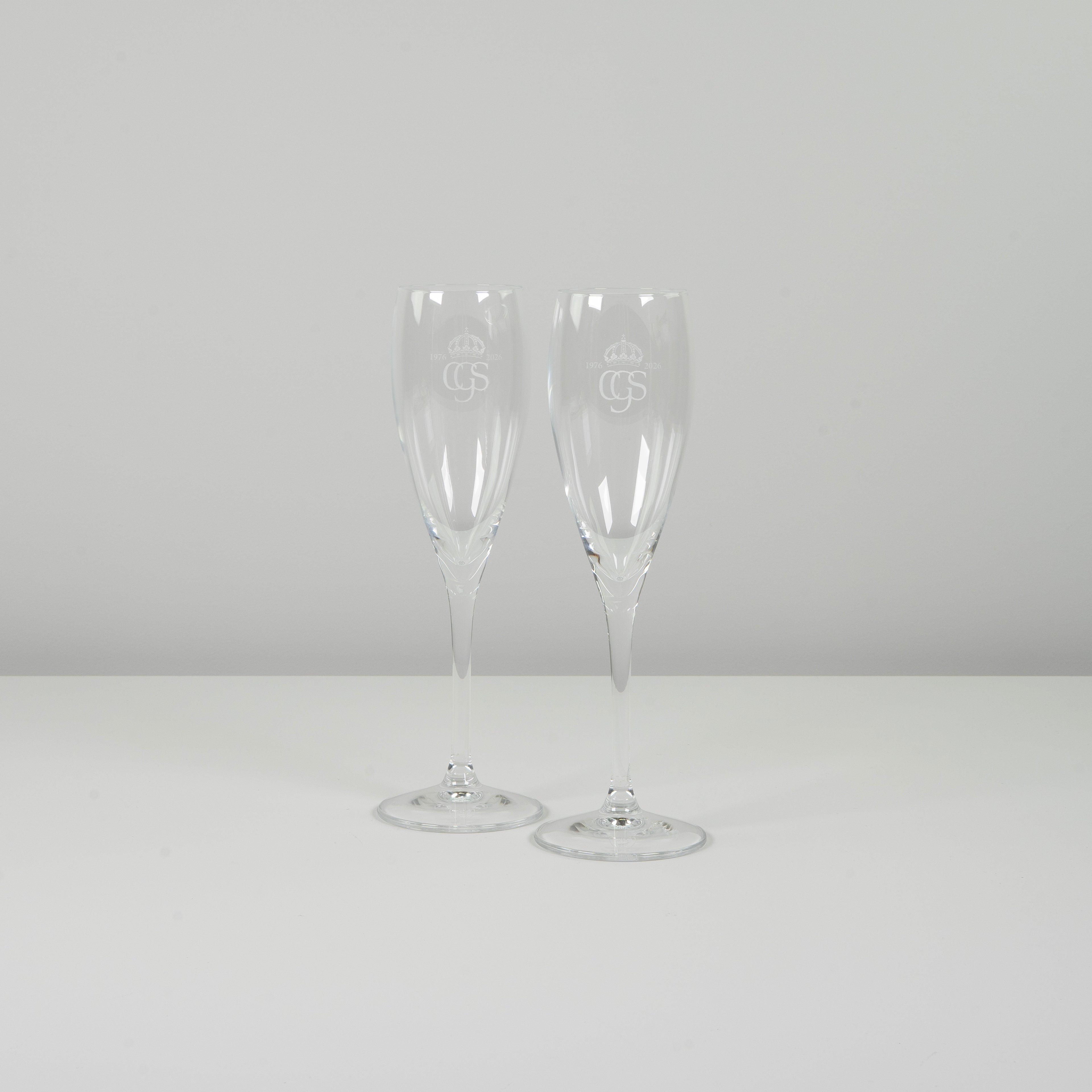 CHAMPAGNEGLAS GULDBRÖLLOP